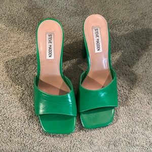 Steve Madden Green Heels